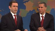 Paterson initially disliked his parody but later appeared on SNL (Image via YouTube/Saturday Night Live & NBC)